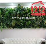仿真植物墙 室内植物墙 人造草坪植物墙 仿真绿植墙 叶藤条