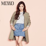 MIXXO明星款牛仔裙短裙半身裙MIWH62311A专柜正品