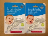 英国代购brush baby婴儿柔软可咀嚼牙刷 10-36月
