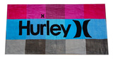 新款包邮 hurley运动大牌纯棉吸水超大浴巾 格仔沙滩巾
