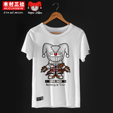 木村三社SUPER JOKER夏季刺客信条短袖Q版游戏枭雄T恤小丑COS衣服