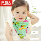 宝宝三角巾扣口水巾婴儿夏天纯棉围嘴新生儿儿童1-2岁围脖围巾