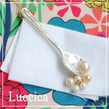 日本Luccica 同款 独家定制汤匙倾泻珍珠 毛衣链项链