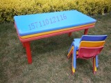 北京幼儿园专用塑料桌椅 幼儿画画桌 儿童学习桌 课桌椅 凳子