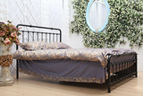 包邮 铁艺床 双人床1.5/1.8 单人床1.2米 美式床架 简约复古 欧式