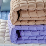 季单双人厚床垫床褥子保护垫保洁垫软被褥榻榻米垫水洗折叠防滑四