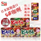 现货 日本进口 SB咖喱块180g 辛口/中辛/甘口 咖喱酱三种任选