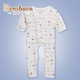 丹比卡新生儿衣服宝宝睡衣初生婴儿内衣套装合同套绑带套开裆套装