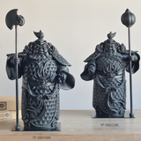 21寸复古中国风大型装饰摆件树脂Q版雕像珍藏三国英雄人物工艺品