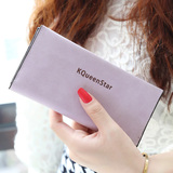 KQueenStar女士钱包 女 长款日韩大钞夹超薄甜美韩版学生钱包皮夹