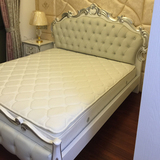 欧式床1.8米新古典床实木双人床 雕花公主床皮艺婚床法式简约大床