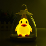 小鸟笼充电LED小夜灯智能声控感应卧室床头喂奶灯婴儿创意礼物