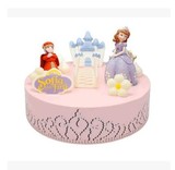 巴黎贝甜新品生日蛋糕小公主苏菲亚蛋糕女孩可爱造型蛋糕免费配送