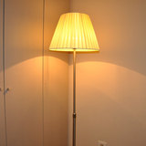 好莱仕LED落地灯客厅卧室办公室不锈钢伸降杆超薄底座装饰地灯
