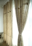 多款Zakka现代简约北欧宜家美式乡村报纸设计棉麻布艺窗帘定制