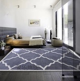 简约现代抽象腈纶地毯客厅茶几沙发卧室床边样板间地中海满铺定制
