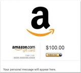 【新店特惠】美国亚马逊 美亚 礼品卡 100美元 amazon gift card