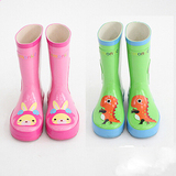 韩国正品新款儿童雨鞋新款天然橡胶男女童小学生雨靴雨鞋卡通包邮