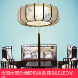 中国风新手绘羊皮灯笼仿古典餐厅客厅卧室书房包间圆形中式吊灯具