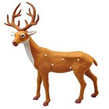 百乐美圣诞节装饰品 仿真鹿 圣诞梅花鹿 圣诞树装饰小鹿 梅花站鹿