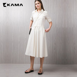 卡玛KAMA 2016春季新款连衣裙两件套女装长裙子时尚显瘦7116156