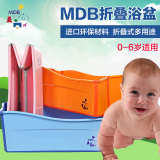 美国MDB折叠浴盆婴儿浴缸宝宝便携式洗澡盆儿童沐浴盆新生儿可用