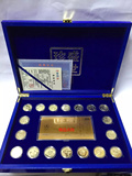 中国梦 航天梦纪念金章金钞大全套19枚 航天礼品 航天纪念钞