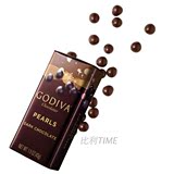 【现货 比利时进口】 高迪瓦 godiva歌帝梵醇黑巧克力豆43g 铁盒