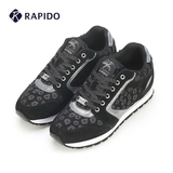 Rapido专柜正品 秋季新款女士豹纹内增高运动休闲跑鞋CQ58K3008
