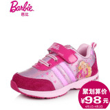聚 BARBIE/芭比童鞋秋季新品女小童运动鞋跑步鞋DA1486