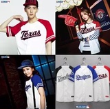 代购夏季MLB棒球服2016新款NY棒球衫男女圆领短袖情侣款学生T恤衫