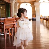韩版儿童礼服小主持人花童蓬蓬裙女童白雪公主裙女孩钢琴演出春夏