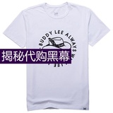 lee专柜正品代购商场同款2016春夏白色印花短袖t恤男L16501K99K14