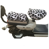 座垫套摩托车电动车坐垫套冬季电瓶车座套踏板车毛绒通用保暖加厚