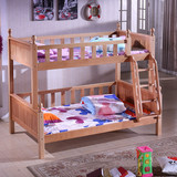 实木高低床榉木子母床双层上下铺母子成人组合两层高架儿童房家具
