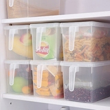 日本FaSoLa冰箱密封保鲜盒食品水果收纳盒塑料长方形透明有盖大号
