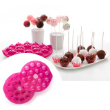 LEKUE/乐葵 烘焙工具棒棒糖蛋糕模具 圆形DIY巧克力 铂金硅胶模具