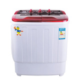小型迷你洗衣机双缸桶筒带甩干4KG天鹅鸭绒都能洗婴儿儿童包邮