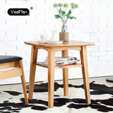 北欧实木边几方几小茶几现代简约角几创意沙发桌组装床头桌子简约