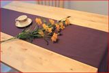 波西米亚紫色条纹布艺 桌旗餐垫 桌垫 茶几旗餐桌旗 可定做尺寸