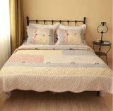 热卖外贸出口美式纯棉韩国床盖绗缝被三四件套空调被欧式床罩床单