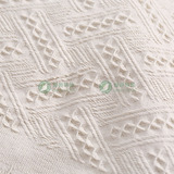 外贸出口 米白色纯棉针织沙发巾 床盖床罩春夏多功能毯休闲毯防滑