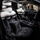 汽车坐垫冬季羊毛新款短毛绒车垫车套保暖座垫冬天毛垫免捆绑座套