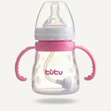 兔兔TUTU婴儿宽口径硅胶自动奶瓶150/240ml抗菌防胀气宝宝奶瓶