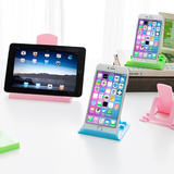 创意桌面可爱手机座塑料平板支架床头手机支架 懒人手机托架