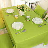 乐唯仕桌布纯棉欧式绿色桌布时尚田园风台布餐桌布茶几布可定做制