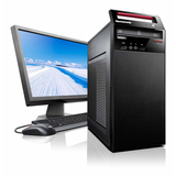 联想台式电脑 扬天T4900 I3 品牌台式机电脑19.5寸液晶整机全套