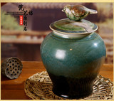 现代家居装饰陶瓷储物罐茶叶罐高温窑变陶瓷景德镇