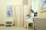 特价隔断时尚简约现代日式客厅卧室玄关门办公室折叠风水实木屏风