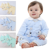 男童宝宝三件套装0-1岁半婴幼儿衣服2016男婴儿童装春秋外套纯棉